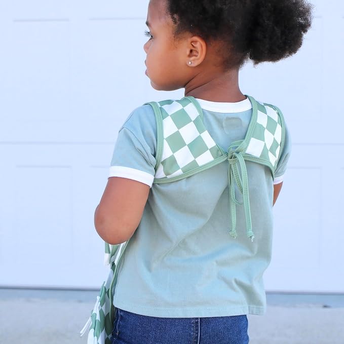 BapronBaby Sage Checkerboard Bapron - Image 9
