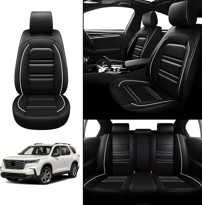Seat Covers for Honda Pilot 2003-2025 | 5-Seats Leather Seat Covers - Image 2