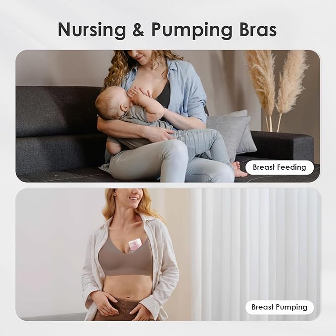 As Fairy Seamless Nursing Bras for Breastfeeding Soft Wireless Sleep Maternity - Image 5