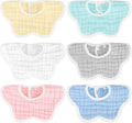 Accmor Muslin Baby Drool Bibs 6 Pack Baby Bandana Drool Bibs Soft Cotton Baby by Accmor