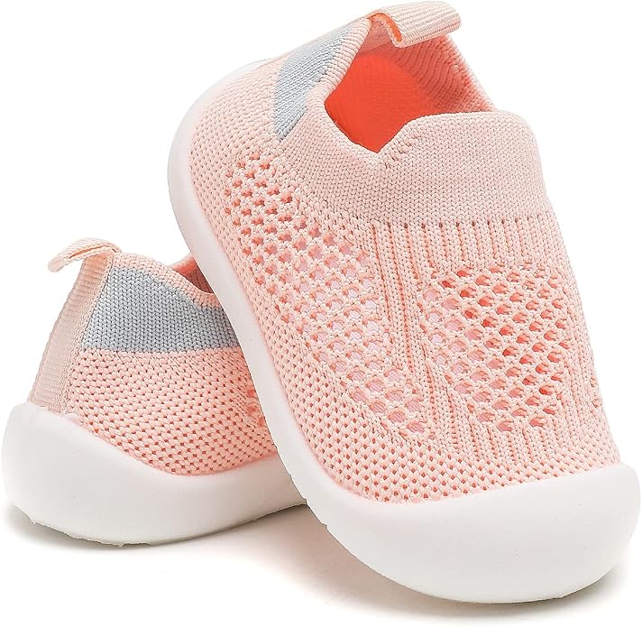 Baby Walking Shoes Toddler Girl Boy Soft Sole Breathable Cotton Canvas Shoes by Charrost