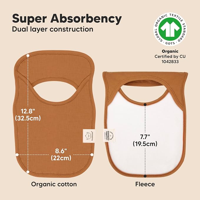 8-Pack Baby Bibs for Boys, Girls - Image 3
