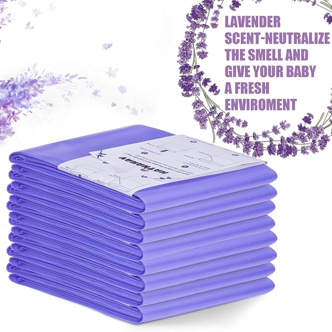 Refills Compatible with Plus Diaper Pail Refills 8 Pack Diaper Pail Liners with - Image 2
