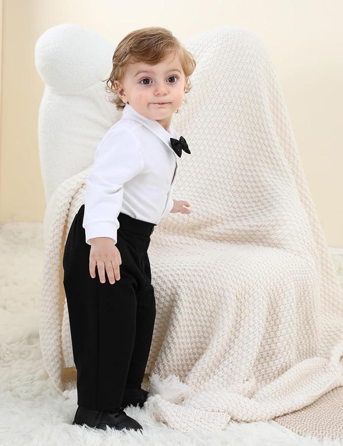 A&J DESIGN Baby Boy Suits Clothes Infant Toddler Formal Gentleman Outfits - Image 3