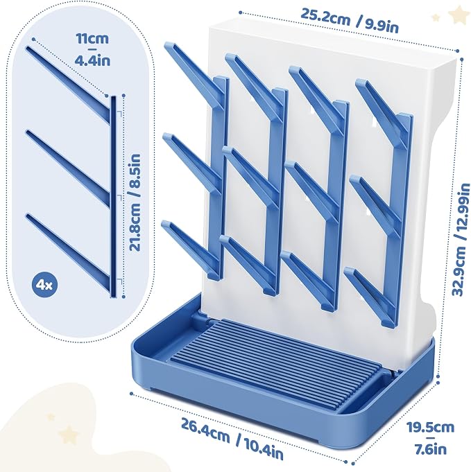 Baby Bottle Drying Rack, Baby Bottle Organizer - Image 2