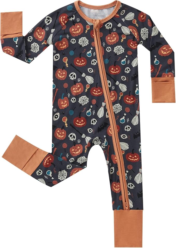 pureborn Baby Infant Boys Girls Sleeper Snug Fit Viscose from Bamboo Pajamas by pureborn