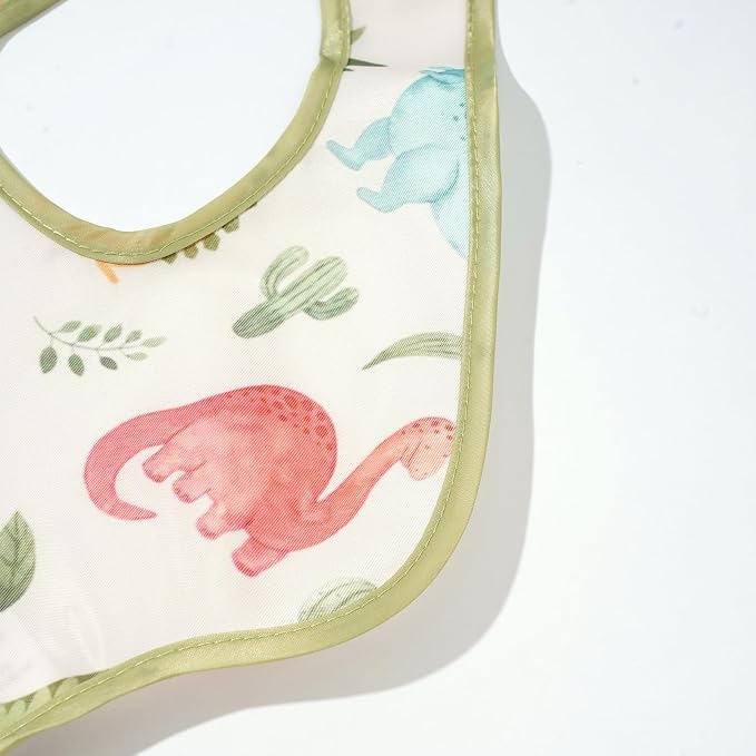 3-Pack Waterproof Baby Bibs for Eating - Image 7
