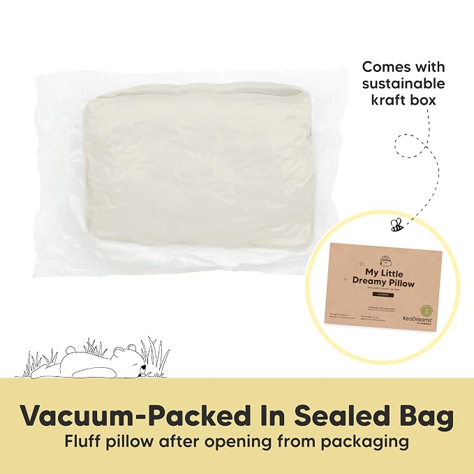 KeaBabies 2-Pack Toddler Pillow 13x18 - Image 8