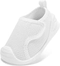 Baby Boys Girls First Walking Shoes Wide Toe Box Infant Sneakers Lightweight by STQKIDS