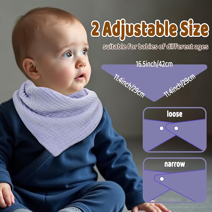 Baby Bibs Muslin Drool Teething Drooling Bibs - Image 5