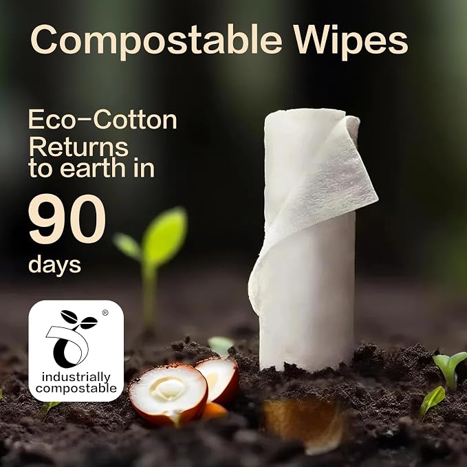 Winner 100% Cotton Dry Wipes, USDA Certified Baby Wipes, 33% Thicker & Ultra - Image 7