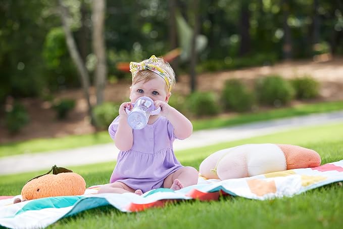 NUK Learner Cup, 10 Ounce, Tritan Gray Star – BPA Free, Spill Proof Sippy Cup - Image 9