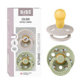 BIBS Studio Soother 2-Pack, BPA Free Dummy Pacifier, Round Nipple. Natural by BIBS