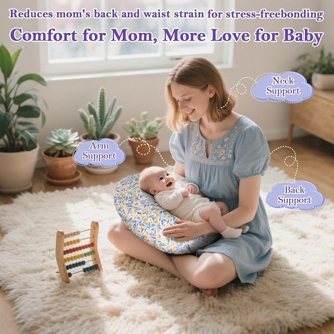 Nursing Pillow for Breastfeeding & Bottle Feeding - Image 3