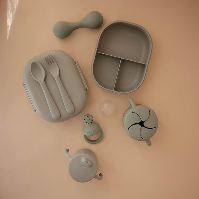 mushie Trainer Sippy Cup | Made in Denmark | Leak Resistant Twist-Off Lid & - Image 6