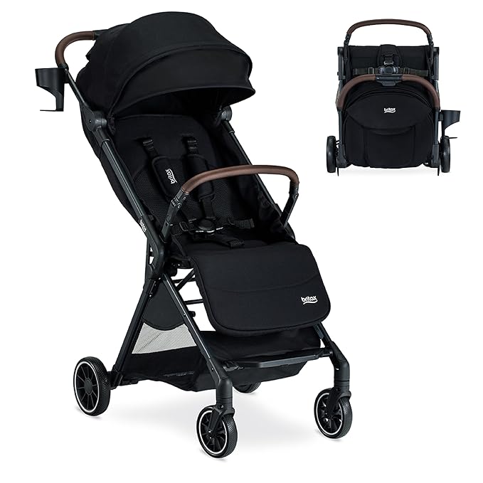 Britax Juniper Compact On-The-Go Stroller, Effortless Fastpack System by Britax