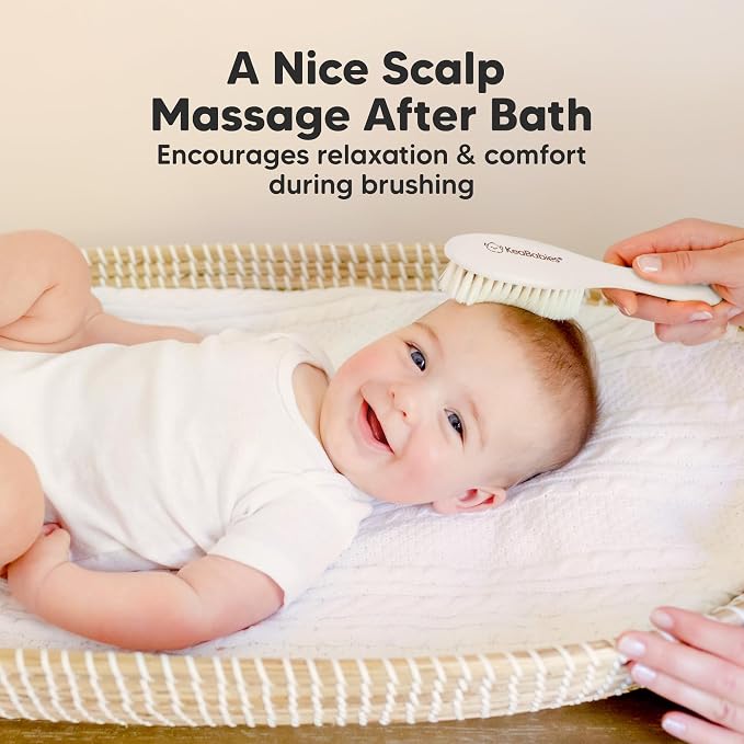 Wooden Baby Hair Brush - Image 5
