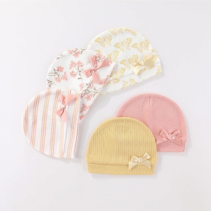 15 Pack Infant Hats Gloves Socks Unisex Baby Boy Girl Accessories Set Cotton - Image 5