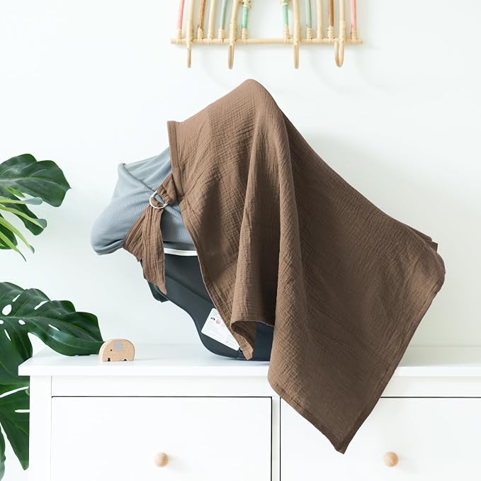 Muslin Nursing Covers for Breastfeeding, Privacy Breast Feeding Cover - Image 5