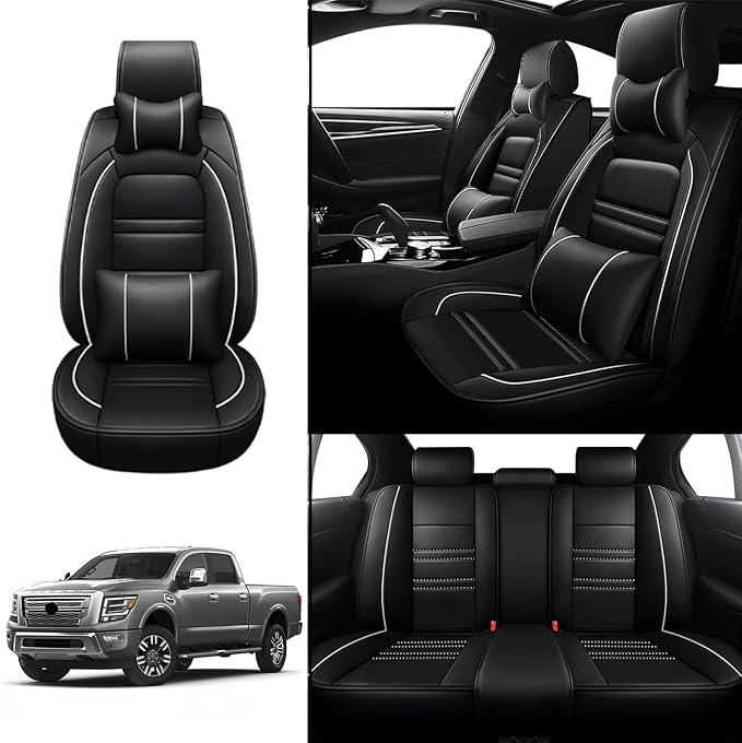 Car Seat Covers for Nissan Car Titan 2004-2024 | 5-Seats Seat Covers, - Image 2
