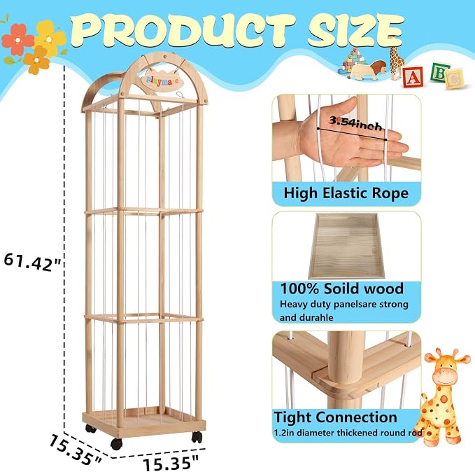 Large Stuffed Animal Storage Organizer, Playrooms & Bedrooms - Image 3