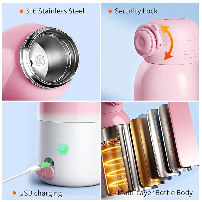 Portable Bottle Warmer, Large 12oz Capacity - Image 6