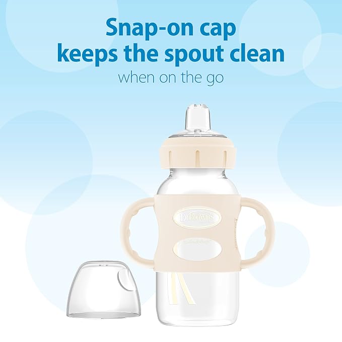 Dr. Brown's Milestones Wide-Neck Sippy Spout Bottle - Image 4