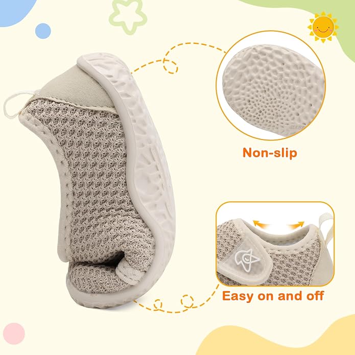 LeIsfIt Baby Shoes Boys Girls First Walking Shoes Non-Slip Infant Sneakers - Image 6