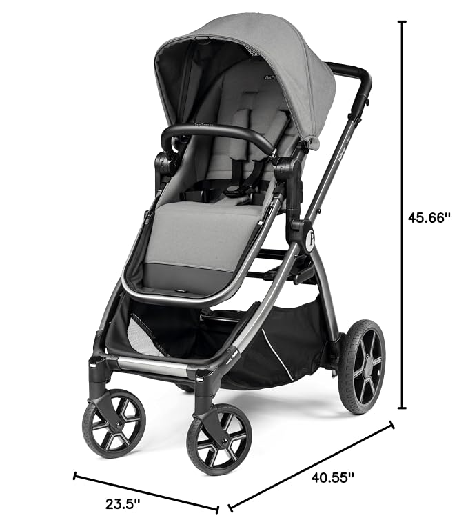 Peg Perego Ypsi – Compact Single to Double Stroller – Compatible - Image 5