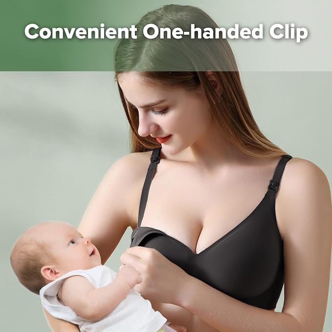 haakaa Nursing Bras for Breastfeeding, Ultra Comfort Jelly Strip“ Supportive - Image 7