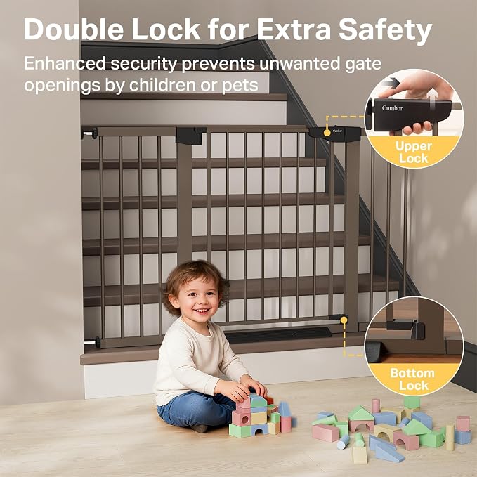 Cumbor 29.7"–51.5" Extra Wide Baby Gate - Image 3