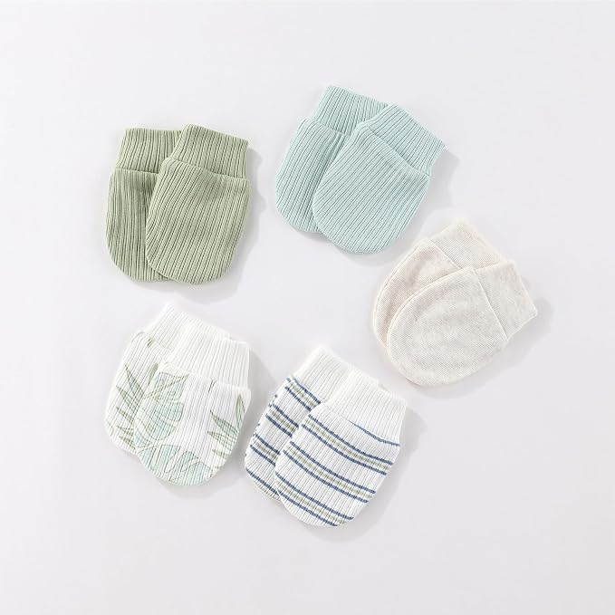 15 Pack Infant Hats Gloves Socks Unisex Baby Boy Girl Accessories Set Cotton - Image 6