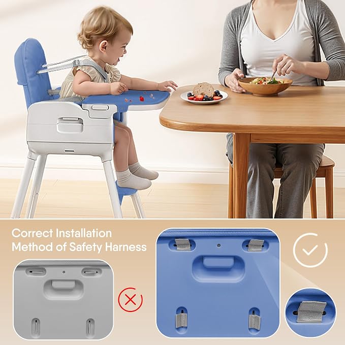 3-in-1 Portable Baby High Chair - Image 7