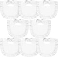 Lictin 8-Pack Muslin Baby Bibs by Lictin