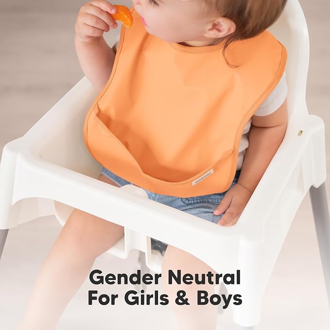 3-Pack Waterproof Baby Bibs for Eating - Image 8