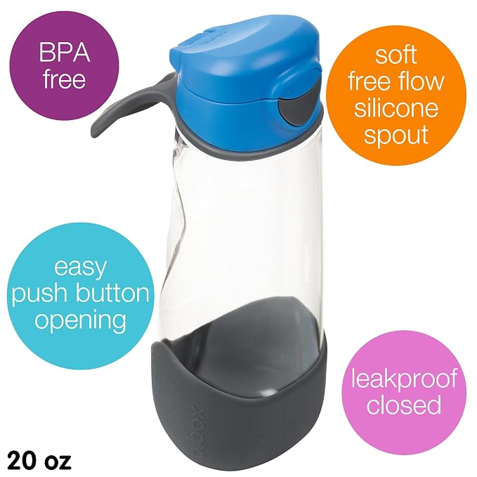 b.box 20 oz Sport Spout Kids Water Bottle - Image 3