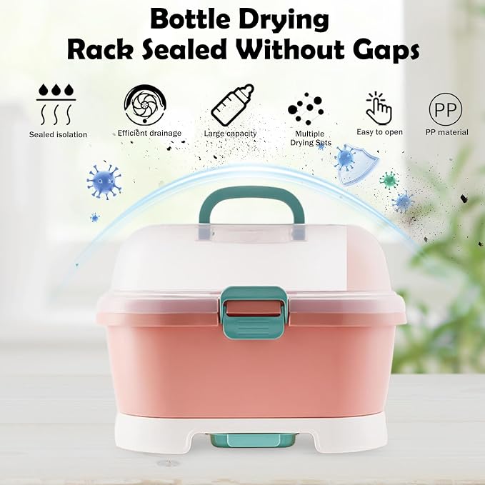 Baby Bottle Organizer for Storage, Baby Bottle Storage Large Capacity - Image 3