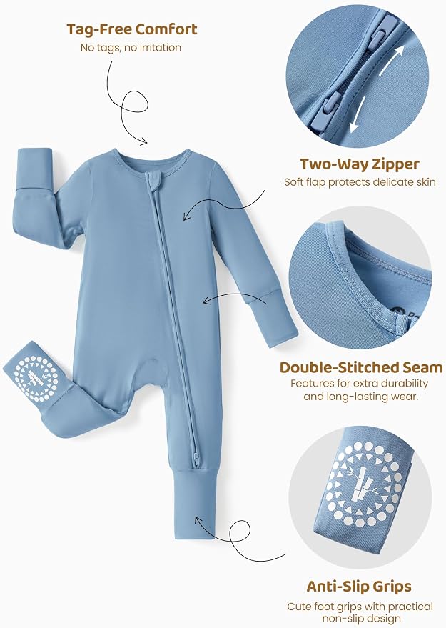 PATPAT Baby Footies Boys Girls - Image 5