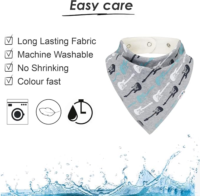 Lovjoy Large Bandana bibs - Image 5