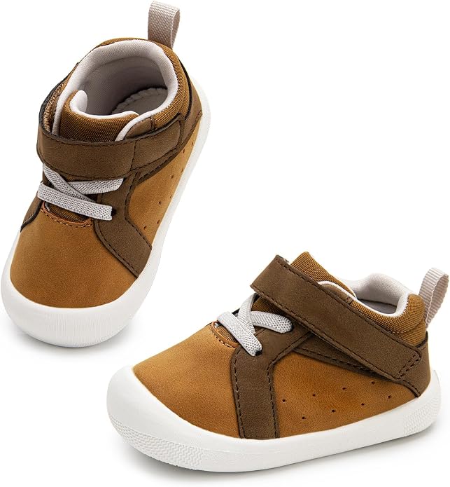 Wide Baby Shoes Boys Girls Zero Drop Barefoot Infant First Walkers Lightweight by Unknown