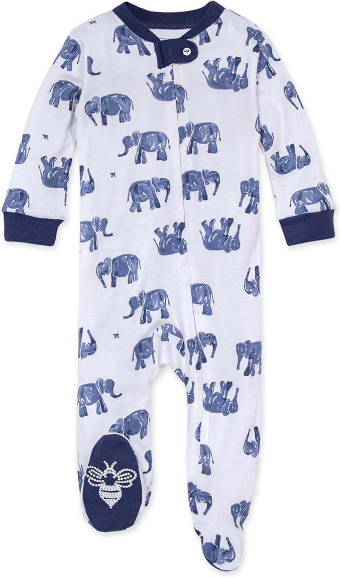 Burt’s Bees Baby Boys' One-Piece Sleep and Play 100% Organic Cotton PJs by BurtsBeesBaby