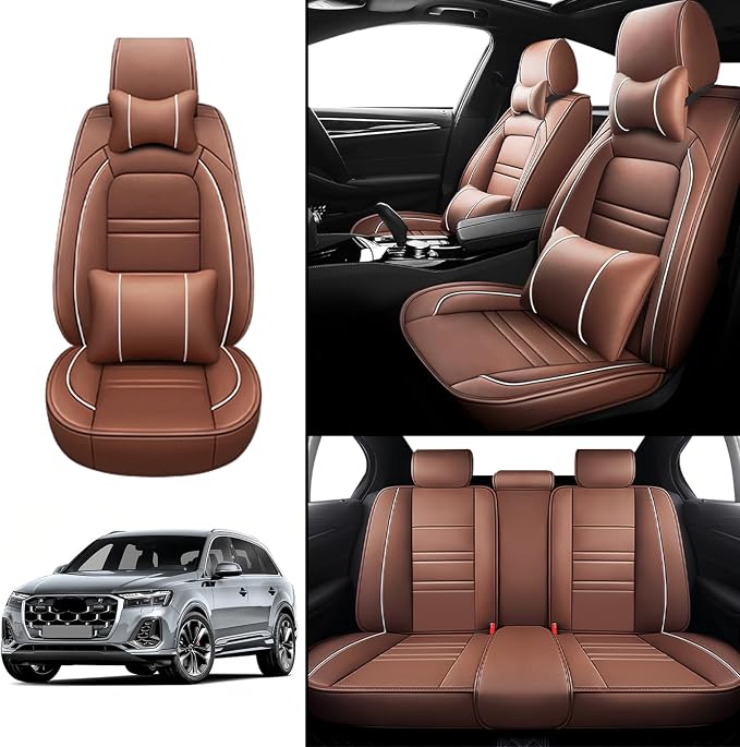 Car Seat Covers for Audi q7 2017-2025 | 5-Seats Seat Covers, Waterproof Seat - Image 2