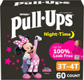Pull-Ups Girls' Nighttime Potty Training Pants, Training Underwear, 60 Ct by Pull-Ups