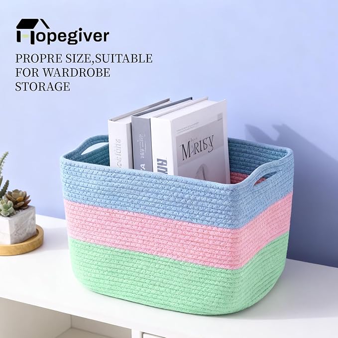 Hopegiver 3 Pack Storage Baskets - Image 5