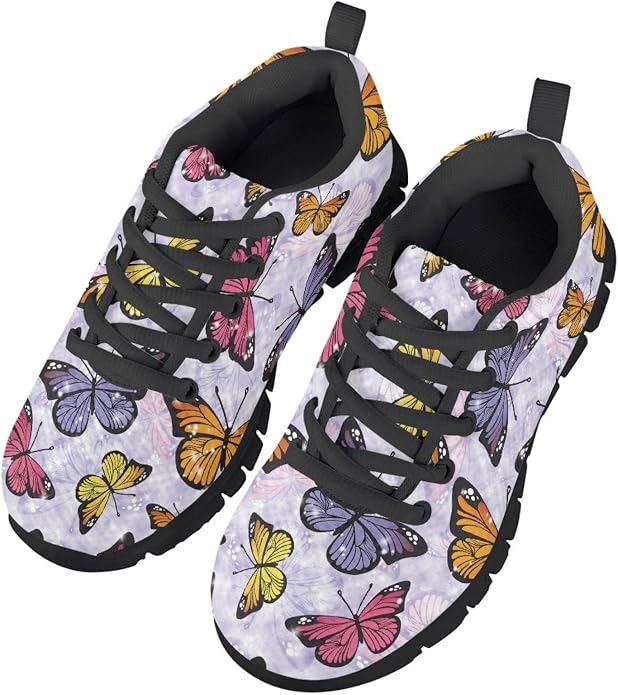 MARSVOVO First Shoes for Walking Boy Girl Athletic Lightweight Flexible Lace-up - Image 3