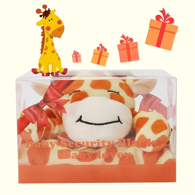 Pro Goleem Giraffe Loveys for Babies Soft Security Blanket Snuggle Toy Stuffed - Image 7