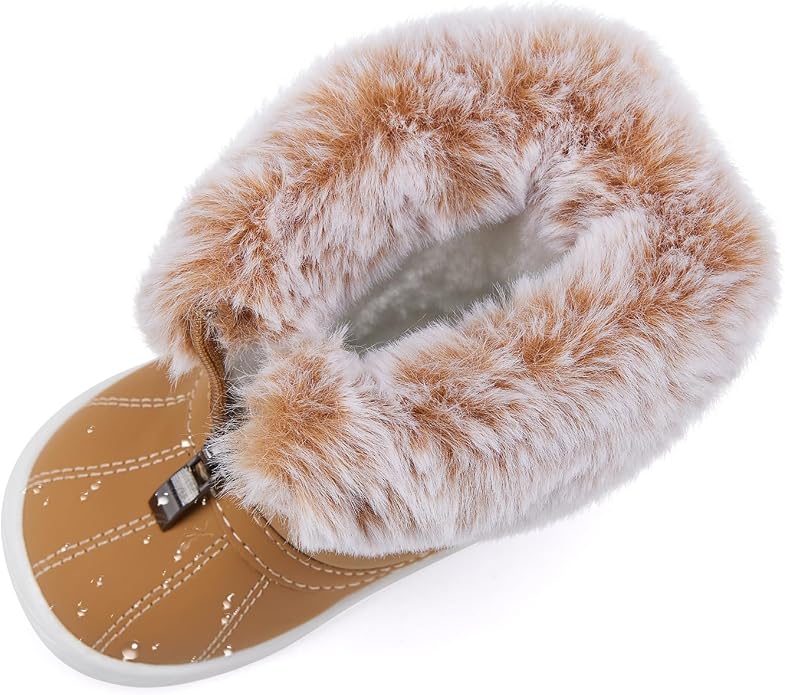 BMCiTYBM Baby Boy Girl Snow Boots Waterproof Winter Warm Booties Nonslip - Image 4
