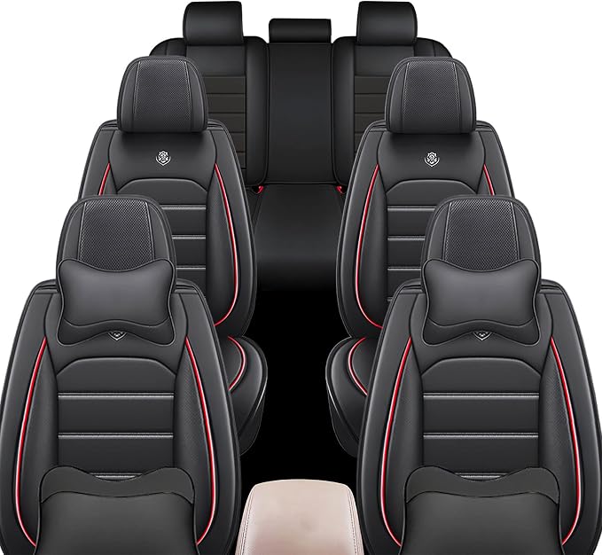 JOJ Car Seat Cover Fit for Toyota Highlander 2001-2025, 7 Seat Car Seat Cover - Image 2