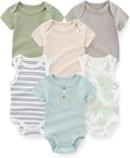 Fashion Baby Boy Girl Bodysuits 6-Pack Casual Cotton Soft Infants Outfit New by JELYLOVE