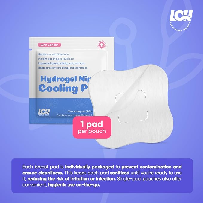 16CT Hydrogel Nipple Pads for Breastfeeding - Image 6